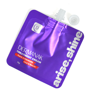 Pochette à bec verseur personnalisée pour échantillons cosmétiques, refermable, avec bec verseur plat, pour crèmes et produits de soin de la peau, sacs Mylar - Product Image 2