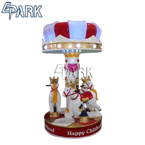 Hot Bán Hạnh Phúc Thời Thơ Ấu Carousel Đi Xe 3 Người Vui Vẻ Trò Chơi Video Kiddie Đi Xe Máy Đồng Tiền Hoạt Động Trò Chơi - Product Image 2
