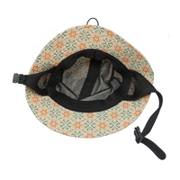 Masque de protection unisexe personnalisé de haute qualité, recyclé, imprimé feuilles et fleurs, avec sangle de menton réglable, poche, imperméable, pour surf, fête, cyclisme, quatre usages