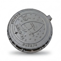Fabrication de moules de fonderie en sable pour couvercles de puits d'égout en fonte ductile standard personnalisés