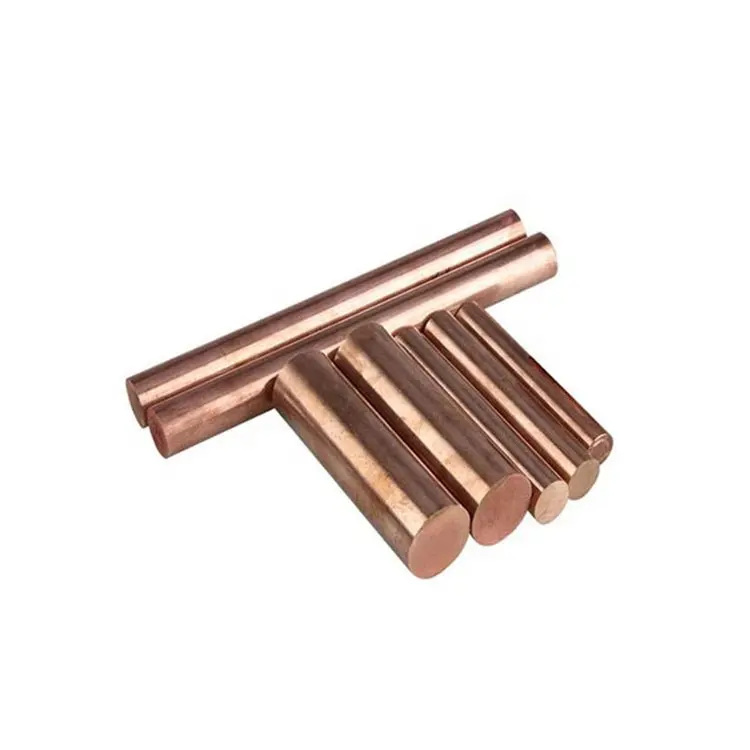 C10200 C11000 C10100 C10200 C12000 Barra de cobre brillante de cobre metálico Barra de cobre puro 99,99 para uso industrial