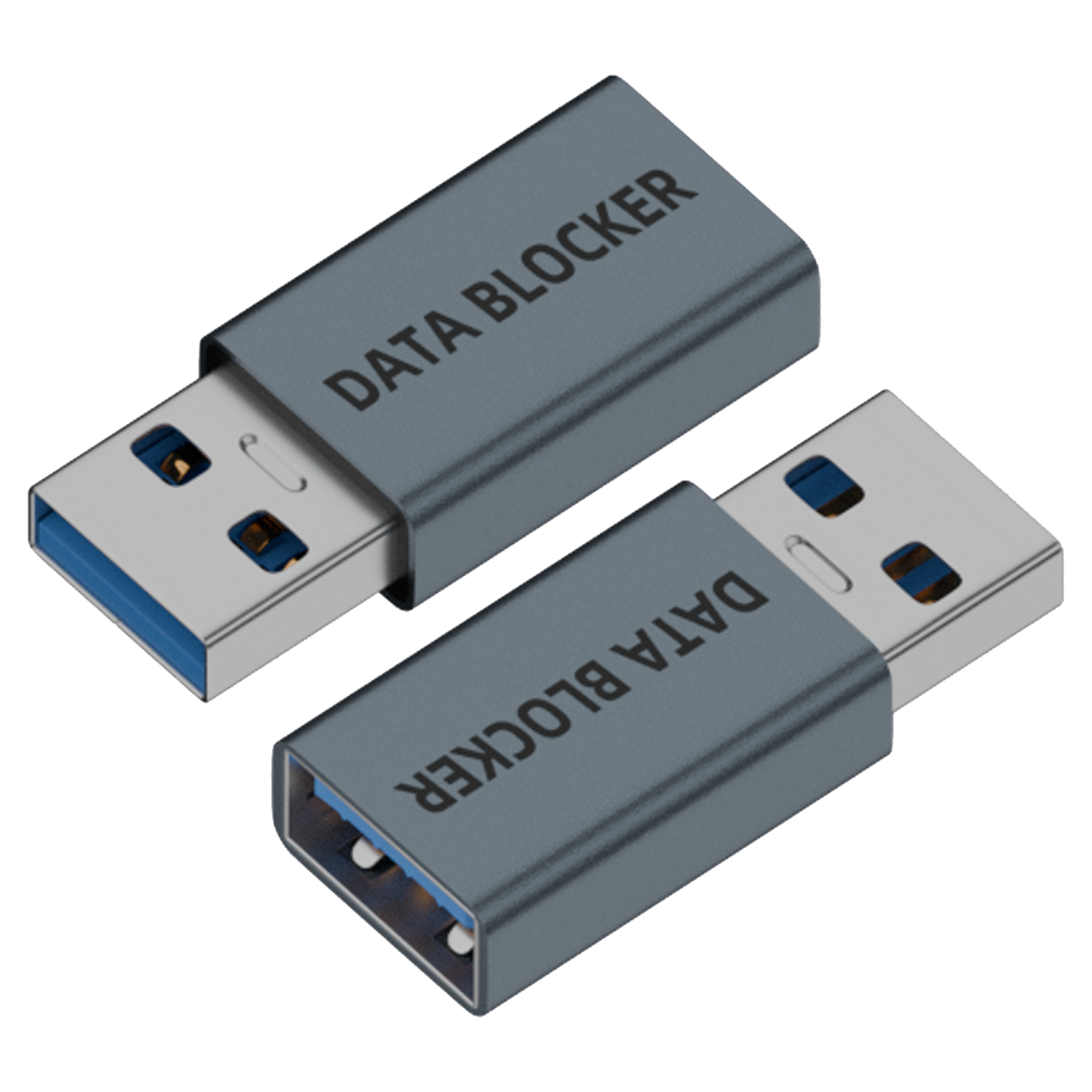 USB A mâle vers USB A femelle Gris
