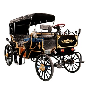Calèche de princesse électrique de style Victoria pour mariages et excursions, calèche rétro pour visites touristiques - Product Image 1