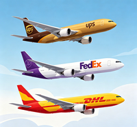 Expédition Express Rapide Chine DHL FedEx UPS vers Canada, États-Unis, Europe – Livraison Aérienne Porte-à-Porte par Agent de Fret Professionnel