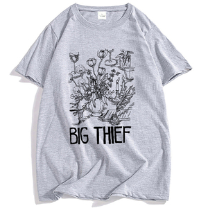 เสื้อยืดลายกราฟิก Big Thief Flowers แบบยูนิเซ็กซ์ สไตล์ฮิปฮอป คอกลม แขนสั้น ผ้าถัก สตรี<span class=keywords><strong>ท</strong></span>แวร์ - Product Image 6