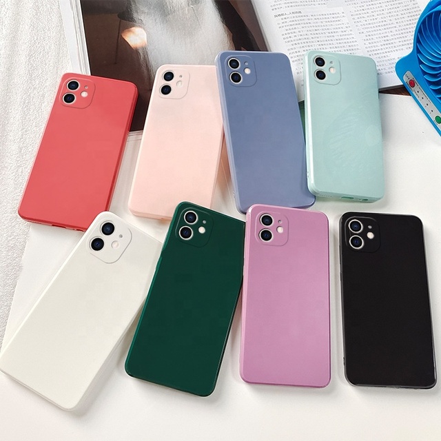Mobile Phone case for iphone 12 11 XR 11pro Xs Max Soft Silicone Tpu Mobile Cover Case Protector for iphone 14 14 Pro Max