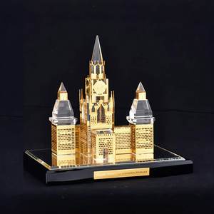 OEMカスタム手作りクリスタルランドマークモデルレーザー彫刻企業ギフト卸売サプライヤーエッフェル塔タージマハル像 - Product Image 4