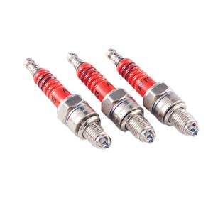 Nueva Bujía <span class=keywords><strong>de</strong></span> Iridio <span class=keywords><strong>para</strong></span> Motocicletas, 3 Electrodos, A7TC D8TJC, 50-150cc, <span class=keywords><strong>para</strong></span> Cuatrimotos, Scooters y Motos <span class=keywords><strong>de</strong></span> Cross - Product Image 1