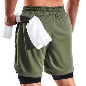Summer <b>Men's</b> Sports <b>Shorts</b> <b>4</b>-Way Stretch Elastic Waist Quick Dry Windproof Breathable Custom Logo Mid Waist Beach Surf Running - Product Image 3