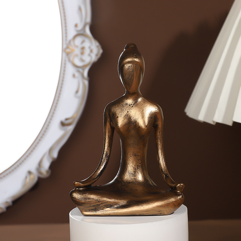Copper yoga man 003