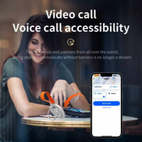 Traducteur de langues intelligent magnétique portable facile à utiliser avec connectivité 5.2 4G/5G, 30 langues pour l'apprentissage et le travail international