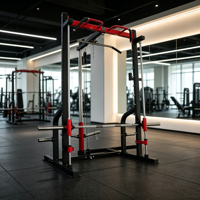 Machine Smith Hack Commerciale Multifonctionnelle avec Hack Squat pour l'entraînement de force – Équipement de Gym