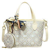 Sac fourre-tout en toile brodée Xiangyun de style ethnique Zhuang Tang pour femme, nouvelle collection 2026, sac à bandoulière et sac porté croisé, nouvelle vague nationale pour usage quotidien