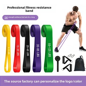 Bandas de Resistencia de Látex Personalizables con Asas para Ejercicios de Gimnasio y Entrenamiento de Fuerza - Product Image 2