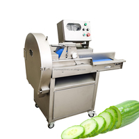 Sus304 Oppervlakte Zandstralen Wortel Groente Snij Stam Groente Aardappel Snijmachine Shredder Fruitsnijmachine Apparatuur