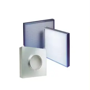 Filtre à air 0.3 micron 99.99% H13 14 HEPA 24X48 portable avec cadre en aluminium ou galvanisé/filtre HEPA