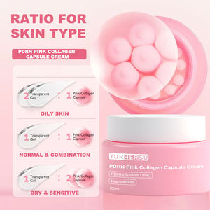 Yoğun onarım için PDRN pembe kollajen kapsül krem, kırışıklık yumuşatma Anti-Aging yüz nemlendirici, OEM/ODM hizmeti - Product Image 4