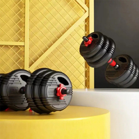 Ensemble d'haltères et de barres 3-en-1 XD Wholesale Home Fitness pour entraînement en salle de sport, réglable de 15 à 50 kg