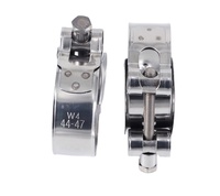 Collier de serrage pour tuyau à boulon en T robuste de 5 pouces en acier inoxydable 304 de style européen KQ Factory, collier de serrage hydraulique à boulon unique pour tuyau