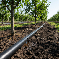 Tuyau d'irrigation goutte à goutte anti-colmatage à compensation de pression 16 mm avec émetteurs plats en ligne pour plantation en pente