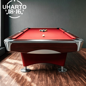 Table de billard américaine en ardoise massif de 9 pieds, série MA, approuvée pour les tournois, logo personnalisé, couleur au choix, mobilier de billard MA-02 9ft America - Product Image 6