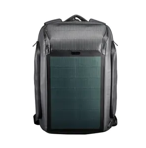Travel Customize The Industry China Wholesale Solar Panel Backpack Bag Anti-Theft Laptop Powered Solar Backpack Solar