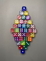 Ensemble de dés en acrylique transparent opaque de 16 mm, dés à 6 faces aux coins arrondis pour jeux de table, mahjong et soirées jeux