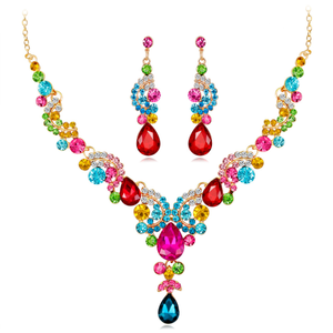 2025 nouveau Vintage forme florale fantaisie longue chaîne collier de mariée chaîne à maillons lourds en alliage de Zinc pour les occasions d'anniversaire - Product Image 2