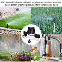 Contrôleur intelligent de sécurité domestique étanche avec commande vocale et application pour la coupure d'eau et de gaz, avec minuterie pour cuisine, jardin et ferme