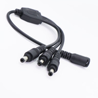 DC5521 Vollkupfer-Y-Netz kabel Eins-zu-Eins-Leuchtkasten-Leitungs stecker Wasserdichter Stecker Buchse Adapter buchse 2A Nennstrom