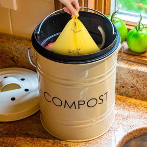 Yellow Compostable Dog Poop Bags 100% Biodegradable <b>PLA</b> Material Screen Printed Laminated Heat Seal Garbage Bags - Product Image 2
