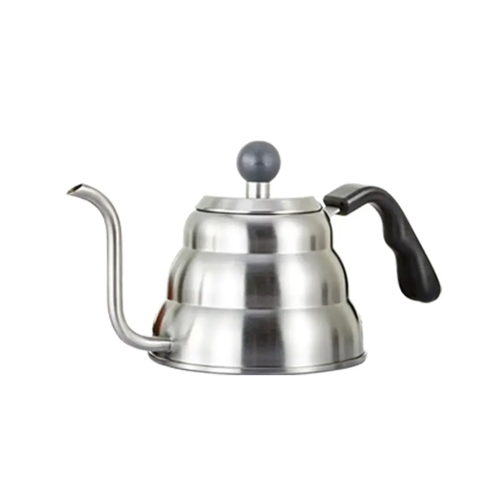 Hervidor de café por goteo de acero inoxidable, tetera de té con cuello de cisne, mate, 1.0L/1.2L, gran oferta