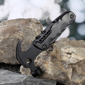 Hongrui đa chức năng Claw búa xe gắn cứu hộ công cụ ngoài trời đa mục đích công cụ búa với tuốc nơ vít Bit - Product Image 6