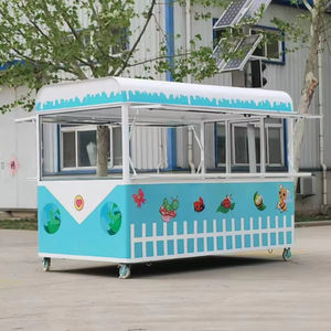 Camion de cuisine mobile, camion de restauration rapide, remorque de traiteur, cuisine complète pour barbecue, snack-bar, en acier inoxydable résistant à la rouille - Product Image 1