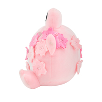 Oreiller grenouille rose mignon personnalisé en gros jouet confortable Q bounce jouets en peluche