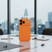 Coque de protection d'appareil photo en silicone TPU souple pour iPhone 17 Pro Max 16 15 14 13 12