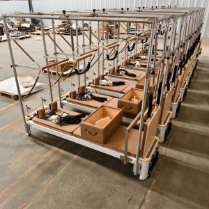 Équipement de <span class=keywords><strong>Pilates</strong></span> professionnel pour studio, <span class=keywords><strong>Cadillac</strong></span> Reformer en aluminium blanc, machine d'entraînement d'équilibre, <span class=keywords><strong>Pilates</strong></span> à domicile - Product Image 6