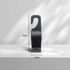 Shang Fu Car Headrest <b>Hook</b> 10cm <b>Black</b> PP Material Multi Functional Storage <b>Hook</b> For Car Interior Decoration - Product Image 1