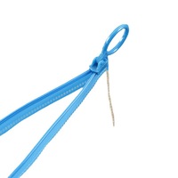 Sacs d'emballage transparents en PVC tissé avec cordon de serrage et fermeture éclair 21*17cm, impression offset, pour chaussettes et chaussures, résistants à l'humidité, personnalisables