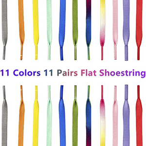 Accesorios para Zapatos de Alta Calidad, Cordones Planos Coloridos, Cordones Personalizados con Degradado de Arcoíris para Zapatillas Deportivas - Product Image 3
