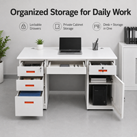 Bureau de direction moderne en métal de haute qualité et durable, multifonctionnel pour le bureau, la réception, l'hôpital, la salle de réunion