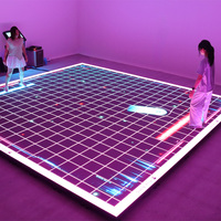 Salles de jeu interactives Pixel Arena : Jeu actif avec éclairage LED au sol, idéal pour les jeux en équipe