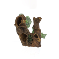 Petpetzone - Décoration de terrarium en résine texturée imitation bois flotté, écologique, pour reptiles