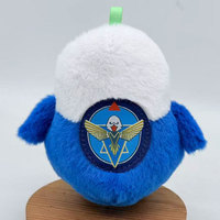 Jouet en peluche d'oiseau personnalisé, cadeau de vacances, jouet en peluche, animaux en peluche personnalisés, jouets en peluche pour événements de marque
