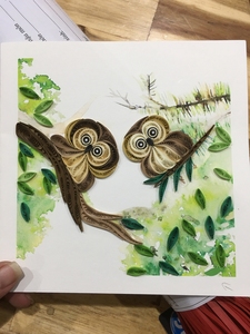 Carte créative en quilling 3D, carte de vœux en papier faite à la main, magnifique cadeau souvenir pour les anniversaires et les moments spéciaux - Product Image 3