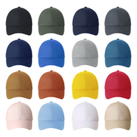 Casquette de baseball unisexe en sergé de coton structuré à 6 panneaux, personnalisable, vierge, avec visière incurvée, ajustable, vente en gros