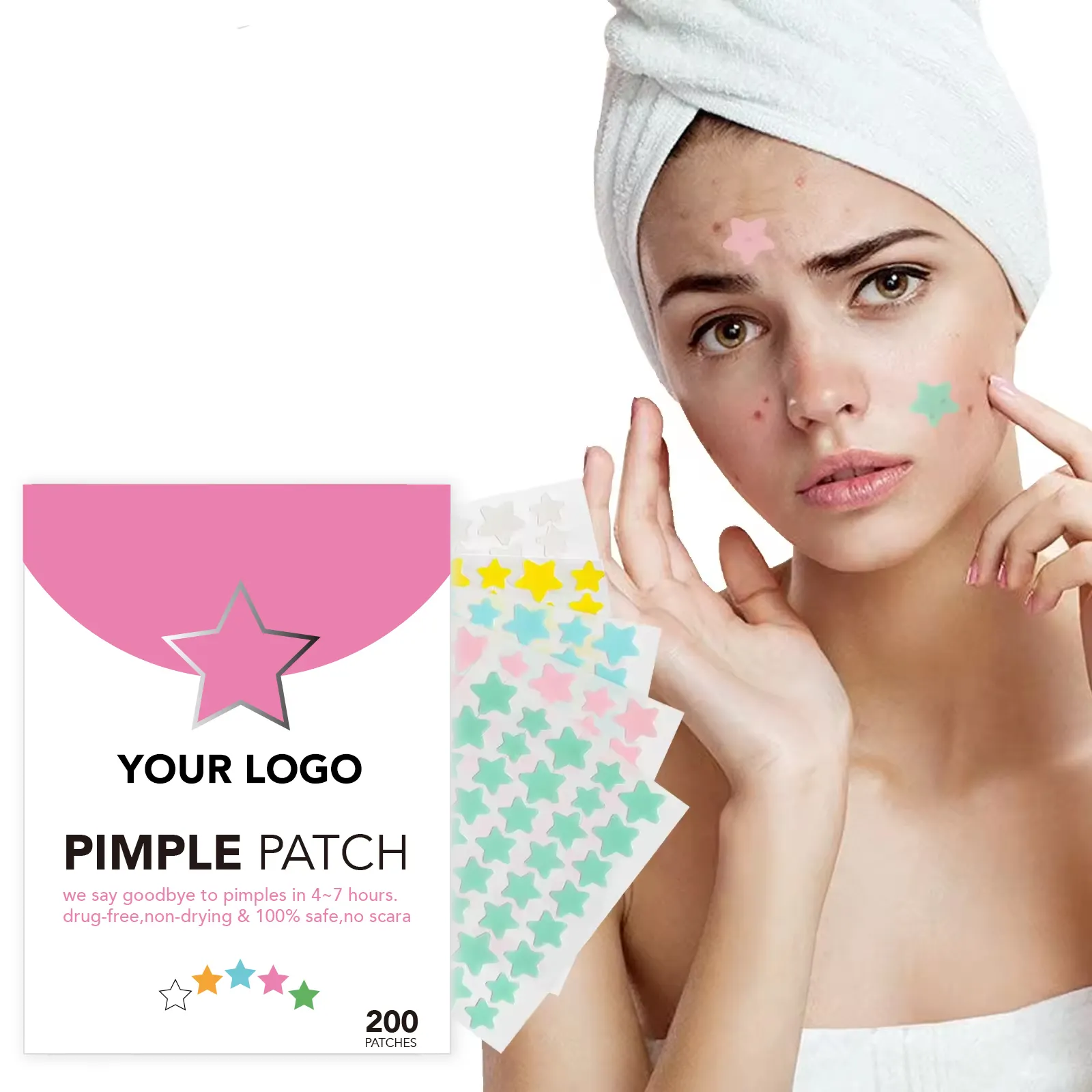 Cao Số Lượng New 100% Mụn Mụn Mụn Chữa Bệnh Vá Cho Chăm Sóc Da 36Dots 48 Dots 72 Dots Nhãn Hiệu Riêng