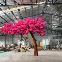Arbre de cerisier artificiel Sakura pour la décoration de restaurant et de mariage, expédié de l'usine dans les trois jours
