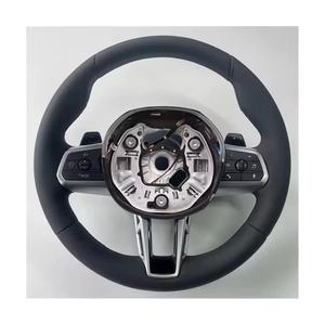 Volant en cuir personnalisé Accessoires d'intérieur automobile pour <span class=keywords><strong>BMW</strong></span> 525 530 X1 X2 X3 X5 <span class=keywords><strong>Ix</strong></span> 1i 345 Series G20 G30 G38 - Product Image 1