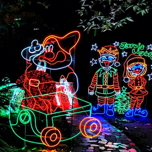 Lumière à motif de Noël illuminée pour les centres commerciaux, les places publiques et les installations paysagères festives - Product Image 1